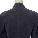 Lands' End Lands’ End Black Corduroy Cargo Pockets Blazer Jacket Coat Women’s Size 8 Photo 4