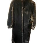 Overland Outfitters 1989 Vintage Sheepskin Chocolate Longline Fur Coat Womens M Brown Size M Photo 0