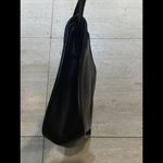 Coach Vintage  #9806 "Lindsay Bag" Black Leather‎ Crossbody W Strap Damage Photo 6