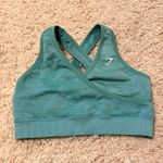 Gymshark Teal Cross Over Sport Bra Size S Photo 0