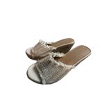 Espadrille Platform sandals off white braid detail ivory sandal sz8 (no tag) Size 8 Photo 3