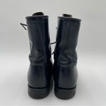 Justin Boots Vtg Justin Western Roper Kiltie Hiram Blue Womens Boots Lace Up Size 7C Fringe Photo 2