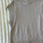 H&M Cream Sleeveless Knit Top Photo 1