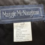 Vintage Black Velour Glitter Jacket Size 18W Maggie McNaughton Evening Party Photo 5