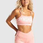 Gymshark Orange Square Neck Cut Out Cami Camisole Crop Tank Sports Bra Size M Photo 3