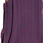 Project Nadaam | Cableknit Open Tie Sleeve Knit Sweater Size Medium Purple Photo 1