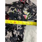 Velvet Burnout Dress Floral Bell Sleeve Sz: M Whimsy Goth Fairy Cottage Bronte Size M Photo 9