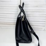 La Terre Multi Compartment Satchel‎ Bag Handbag Purse Black Large Photo 2