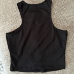 Charlotte Russe Black Lace-Up Cut Out Front Crop Top S Photo 4