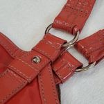 Relic  Tomato Red Faux Leather Pinstripe Shoulder Bag Photo 7