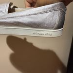 Michael Kors  Loafers Size 9‎ Leather Silver Metallic Callahan Moccasins U Photo 10