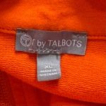 Talbots T by Bright Orange Quarter Zip Sweater Tennis Golf Pickleball XL Photo 8