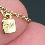 Nine West 9W Gold-tone Round Disc Pavé Hand Chain Bracelet Photo 12