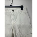 LC Lauren Conrad Lauren Conrad White Denim Shorts Women's Size 6 Cuffed Casual Summer Style Photo 4