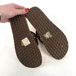 Skechers Skecher Cali Womens Beaded Slip On Flat Flip Flop Thong Sandals Brown Size 7 Photo 4