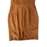 Milk & Honey Rust One Shoulder Bodycon Mini Dress Women’s Large Cocktail Party Orange Photo 5