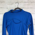 Princess Polly  Greaves Long Sleeve Bodysuit Cobalt Size 10 Photo 1