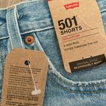 Levi's NWT Levi’s 501 High Rise Womens Denim Shorts raw hem button fly Photo 5
