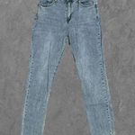 Forever 21 | Light Wash High Rise Straight Leg Frayed Hem Jeans Size 31 Photo 0
