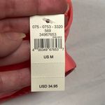 Aerie Scoop Bikini Top Womens Size Medium New With Tags Ruffle Pink Photo 2