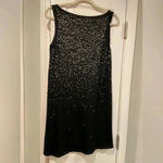 Eileen Fisher NWT 100% Merino Wool Black Knit Sequin Sweater Tank Dress Size S Photo 7