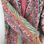 Vintage 80s 90s Pastel Retro Funky Blazer Jacket Sz 16 Boho Aztec Western Print Pink Photo 11