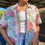 Lemon Grass  Vintage Button Up Shirt  Photo 0