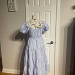 ASTR the Label NWOT Sweetheart Neck Tiered Ruffle flattering Coquette Pastel Colorful Pleated Photo 3