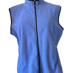 Fresh Produce  Light Periwinkle Blue Zipper Sleeveless Fleece Vest XL Photo 0