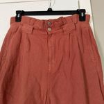 Veronica Beard  Cotton Linen Blend Karter Pleated Pants Mocha NWT Photo 0