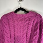 Goodnight Macaroon Katelyn Chunky hot pink knit sweater One Size Cottage Core Photo 5