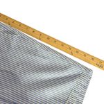 J.Crew  Bermuda Shorts Womens Size 12 Blue White‎ Striped Seersucker Nautical Photo 9