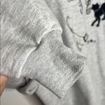 Vintage 80’s Cat embroidered Crewneck Sweatshirt Gray Size XL Photo 2