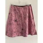 julie's closet Vintage A-Line Skirt Womens Medium Pink Brown Knee Length Floral Y2K Coquette Photo 1