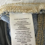 Loft  The 90s Straight Jeans Womens 4 Light Wash Patchwork Raw Hem High Rise 90s Photo 6