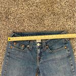 True Religion  Jeans Women's 31 Blue Denim Cotton Pockets Flat Front Straight Leg Photo 6