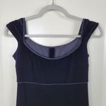 VTG Scott McClintock Petites Maxi Dress Velvet Size 4 Regent Goth Whimsigoth Black Photo 2