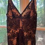 Free People sequin nude black mini dress sparkles! Photo 2