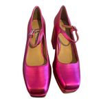 Lisa Vicky Notice Mary Jane Platform Pump Metallic Pink Finish Women's Size 6 M Photo 5
