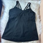 Zella  Jewel Strappy Back Workout Tank Built In Bra Size Medium Photo 11