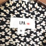 LPA  Floral Blouse Bodysuit Black Size‎ M Photo 2