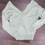 Cotton Emporium NWOT Mint Green Twist Back Sweater Women’s Large Photo 2