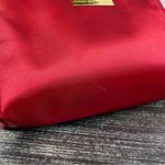 Giorgio Beverly Hills Red Satin Zip Close Cosmetic Makeup Bag Photo 3