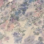 Jessica McClintock Vintage Floral Garden Lace Trim Maxi Prom Bridesmaid Dress Photo 5