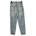 ZARA  Light Blue Wash Busted Knee Straight Leg Jeans 2 Photo 1