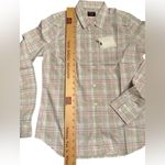 UNTUCKit Women’s Chasseles Button Down Long Sleeve Blue pinstripe Shirt Sz 4 NWT Gray Photo 6