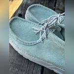 Clarks Origin Wallabee Women’s Mint Green Suede Shoes Photo 12