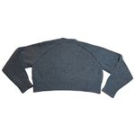 ZARA  Crewneck Textured Knit Cropped Sweater Size Small Cozy Preppy Minimalist Photo 1