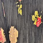 Sara Campbell Floral Pleated Top Silk Dress Y2K Size 10 Lined with a Tie Belt‎ Photo 2