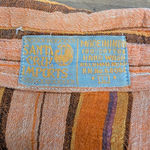 Vintage Santa Cruz Imports Striped Indian Cotton Hippie Top Orange Size undefined Photo 1